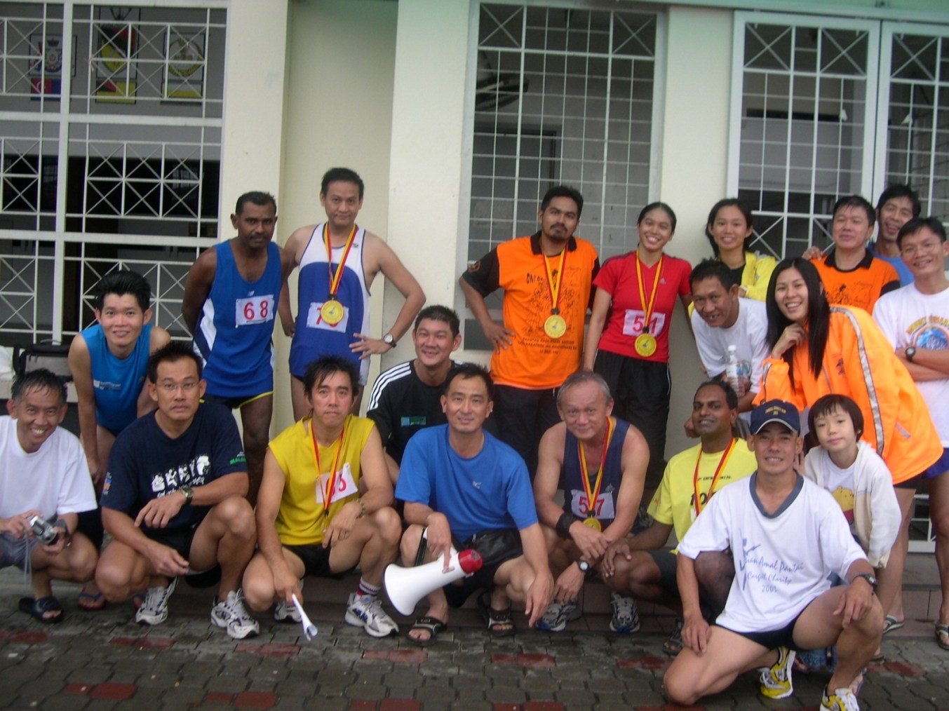 My 1st half-marathon in 2005