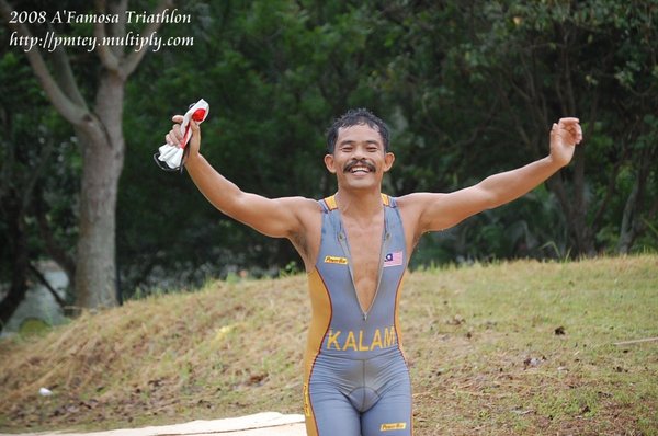 Major Kalam (Powerbar Team Elite) ! Happy to finally be out of the water !