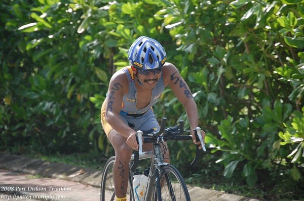 Major Kalam on the bike