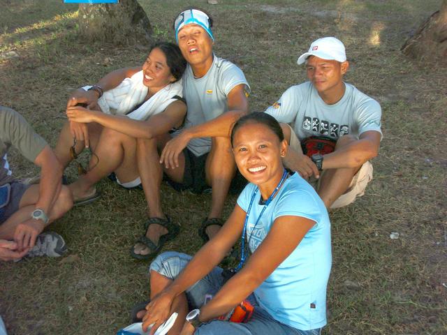 me and the rest of the SuperFit gang, chilling before the Perhentian Island Challenge registration