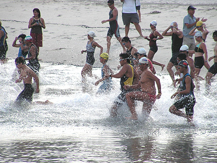 Port Dickson Triathlon clinic 2007 . spot me.
