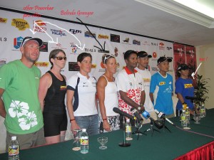 Ironman PC at Ironman Langkawi 2009 with Powerbar athletes
