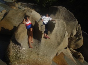 me and yunes :) chillin and posin ' !