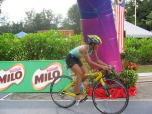 Bike start . mind the tongue. :P