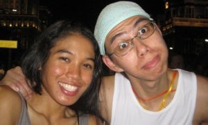 Selon and I after Shape Mag run 