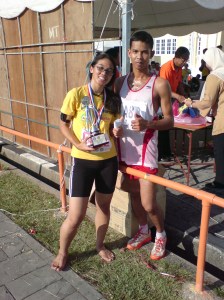 My 1st and last 12 hour walk. I covered nearly 60km ! came in 6th place. got some cash and a trophy !!