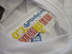 Inside the 70.3 tshirt..ahha..