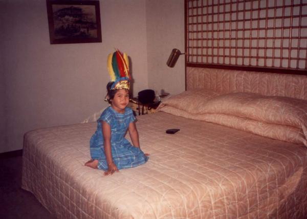 Eighties baby ! Picture taken by my mum circa 1986 in Singapore