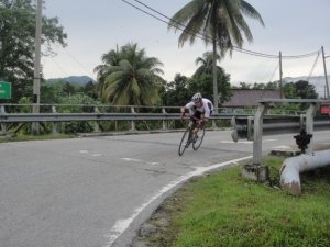 It was a leisure ride (ride post Powerman), and here is Laif posing for the camera ! Nice one Laif. Thanks !! :P 
