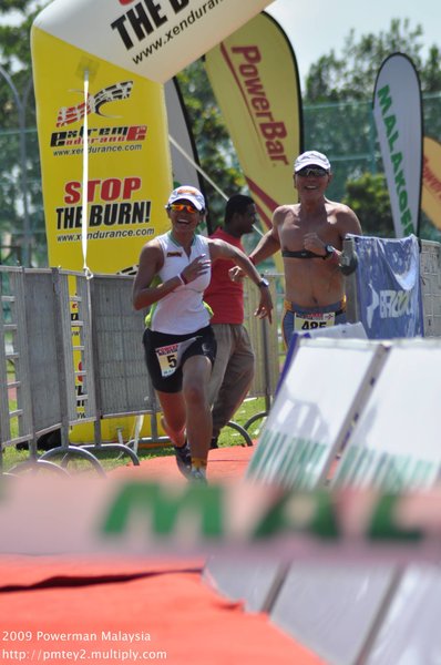 Powerman Malaysia 2009 - finish line