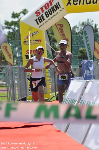 Powerman Malaysia 2009  - finish line