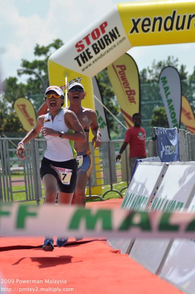 Powerman Malaysia 2009 - finish line
