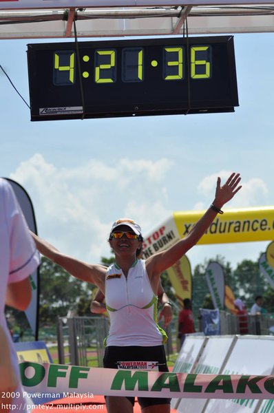 Powerman Malaysia 2009 - finish line
