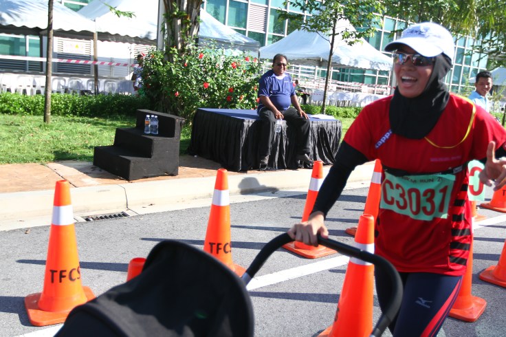 Let baby feel that she or he is part of the family and household. Run with your baby, do chores together (just make sure its practical and safe enough for babies !)