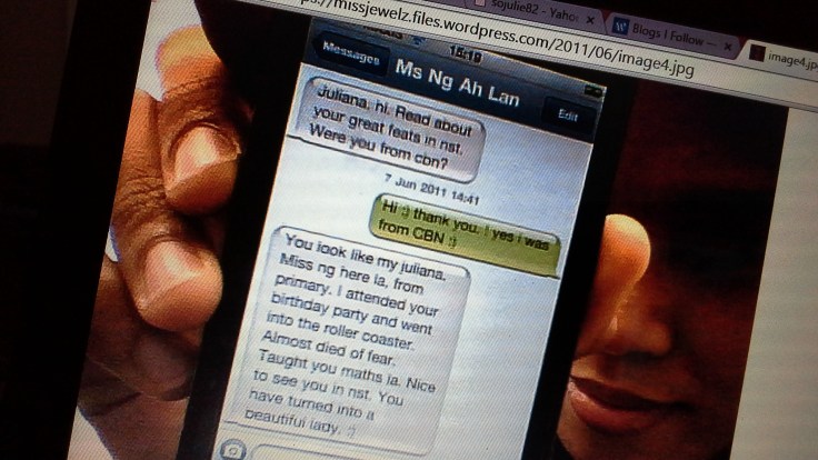 Jun 2011. Yes, its me Ms Ng !!!! Finally getting to reconnect after 21 odd years !